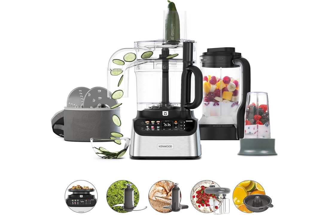 Kenwood MultiPro OneTouch FDM73.850.SS - Foodprocessor
