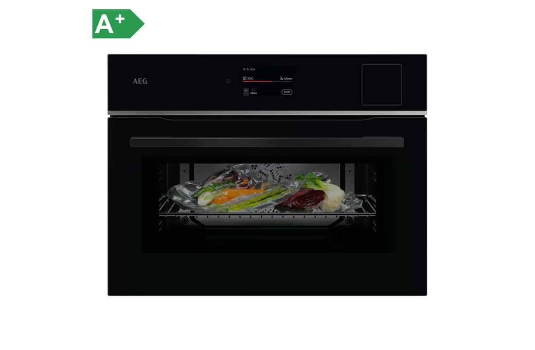 AEG TP8SK721B SteamPro - Combi hetelucht- en stoomoven.