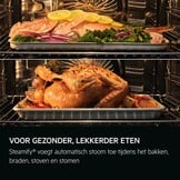 AEG TP8SK721B SteamPro - Combi hetelucht- en stoomoven.
