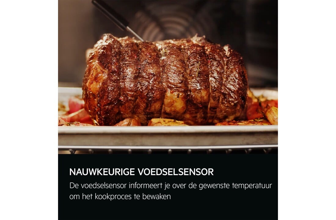 AEG TP8SK721B SteamPro - Combi hetelucht- en stoomoven.