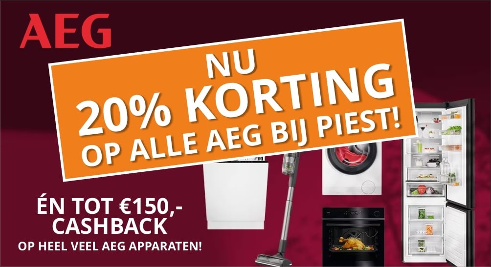 AEG voordeelweken 20% KORTING