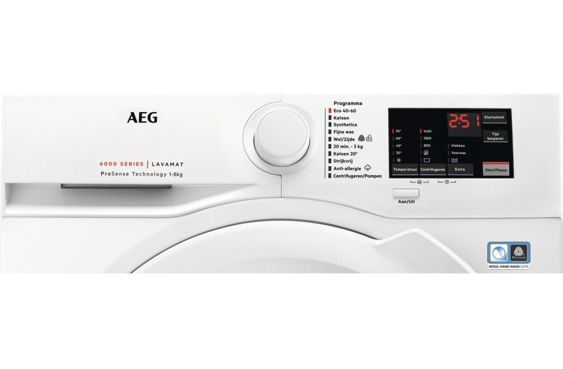 AEG LF628400 6000 serie ProSense - Wasmachine