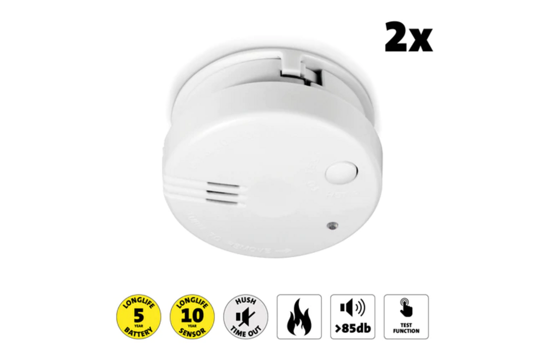 Alecto SA-102 Rookmelder (2 Pack) - Rookmelder