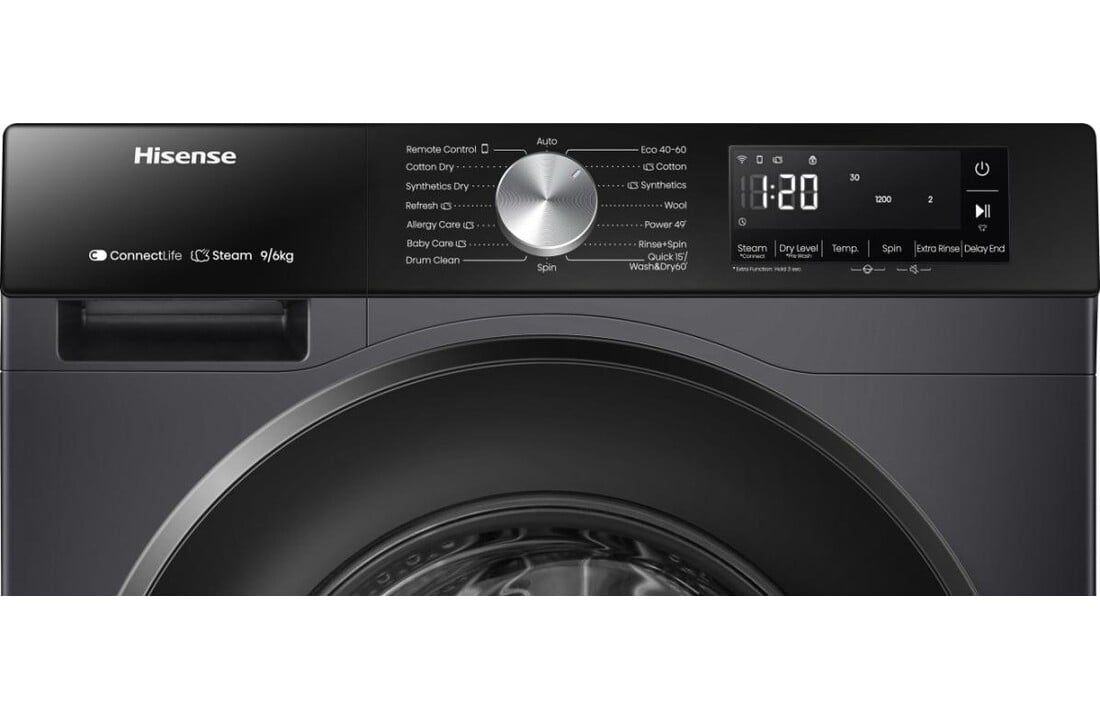 Hisense WD3S9043BB3 - Was-droogcombinatie