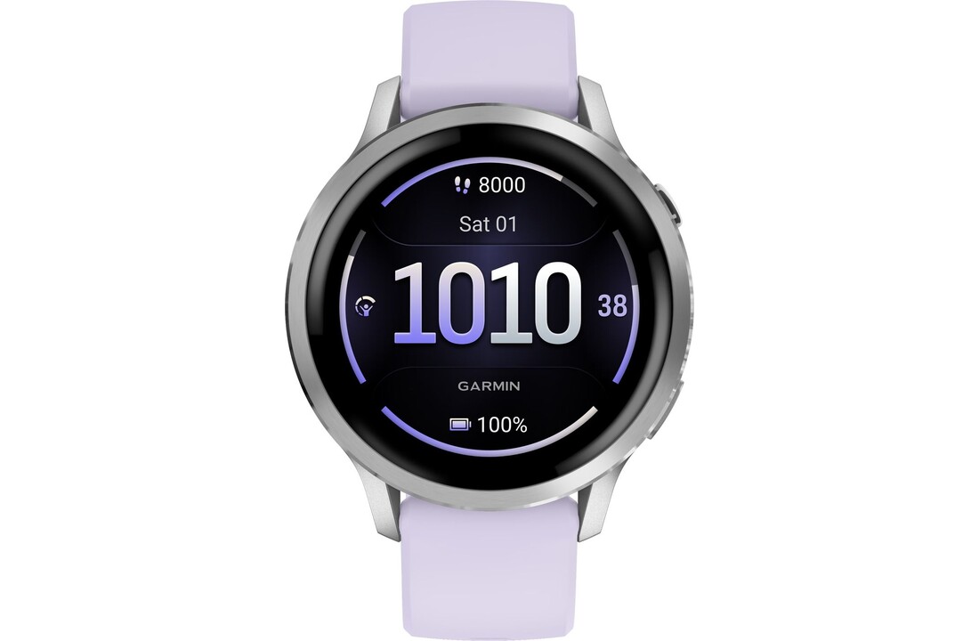 Garmin Venu 4 41mm Zilver/Paars - Smartwatch