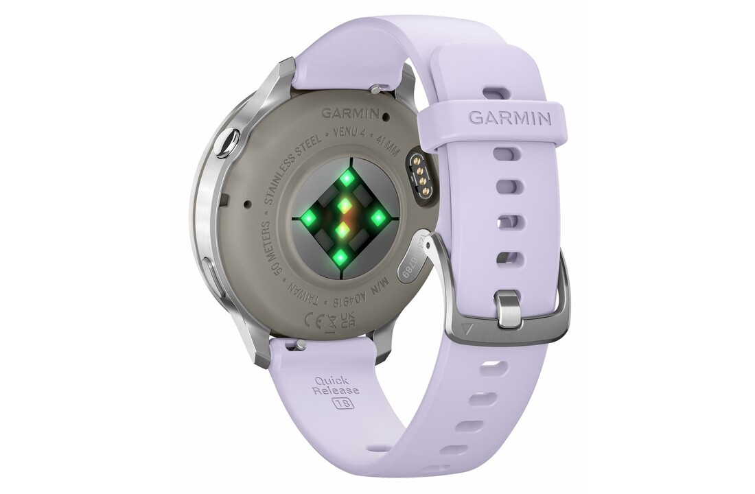 Garmin Venu 4 41mm Zilver/Paars - Smartwatch