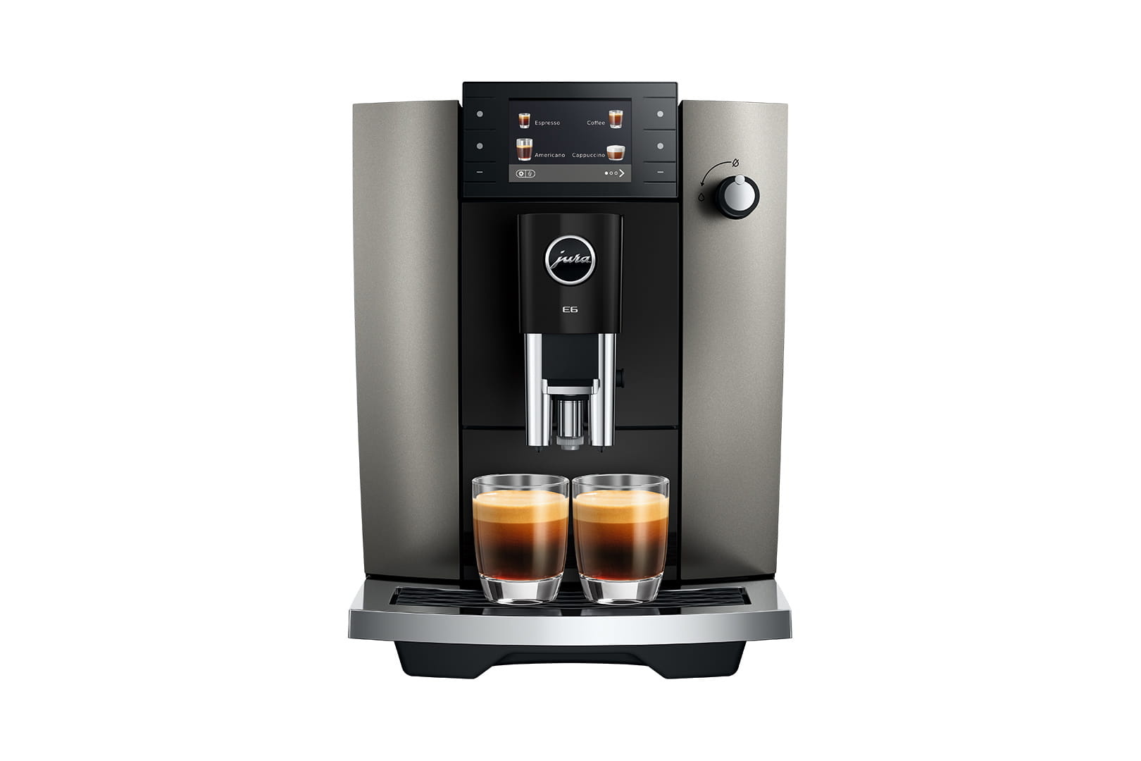 JURA E6 Dark Inox (ED) - Koffiemachine.