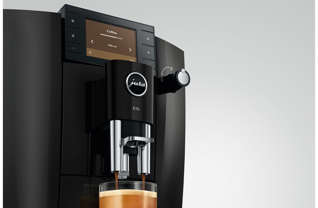 JURA E6 Piano Black (ED) - Koffiemachine.