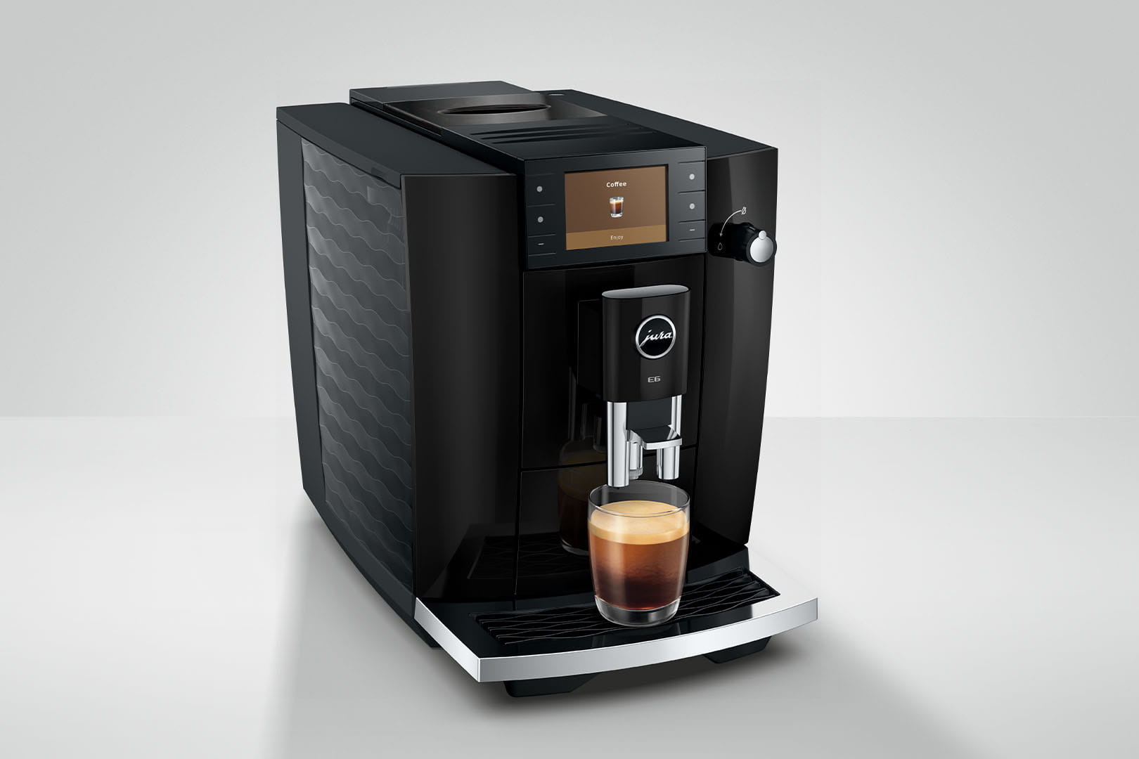 JURA E6 Piano Black (ED) - Koffiemachine.