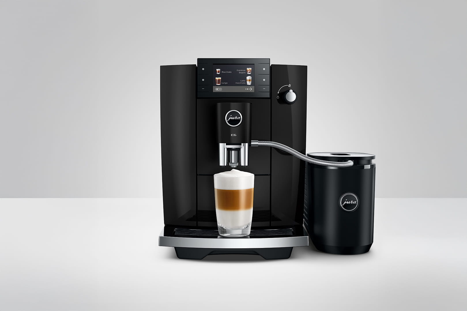 JURA E6 Piano Black (ED) - Koffiemachine.