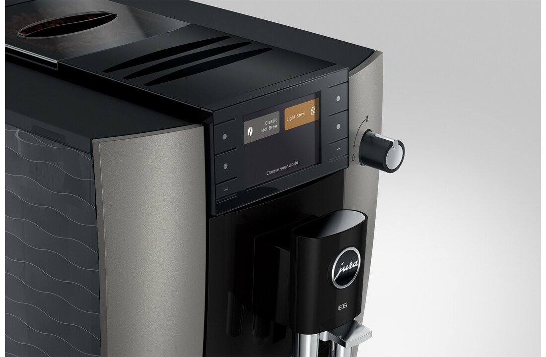 JURA E6 Dark Inox (ED) - Koffiemachine.