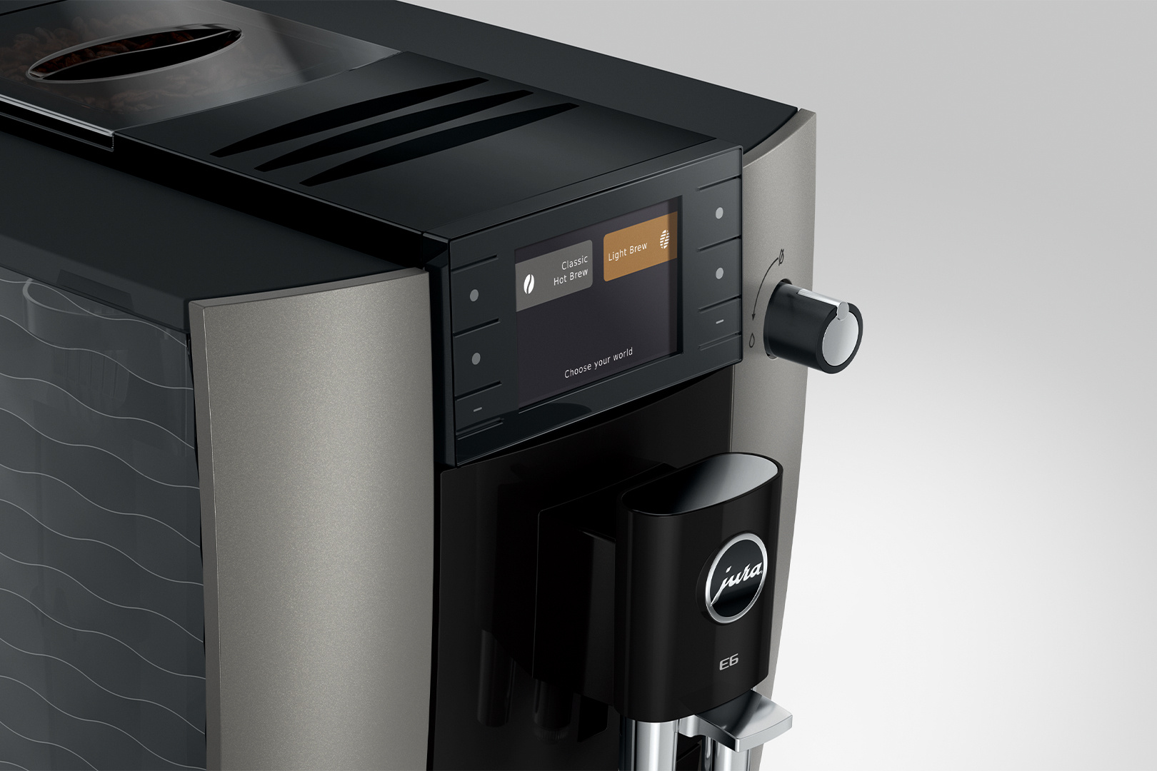 JURA E6 Dark Inox (ED) - Koffiemachine.