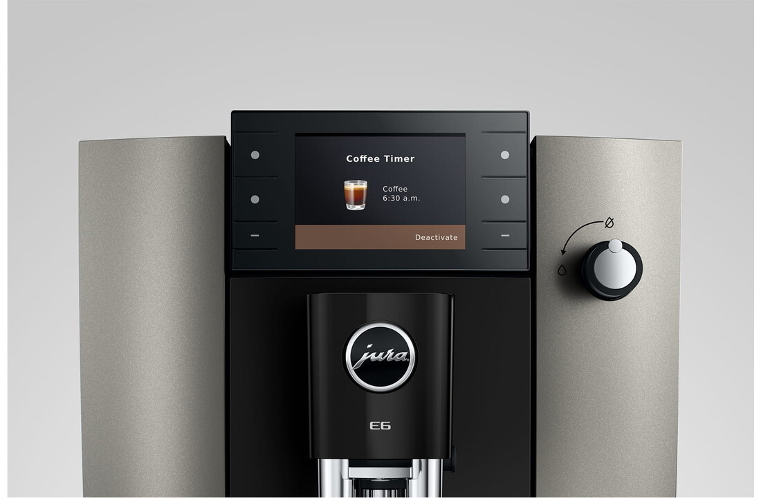 JURA E6 Dark Inox (ED) - Koffiemachine.