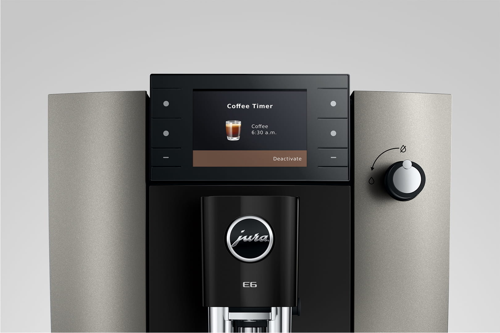 JURA E6 Dark Inox (ED) - Koffiemachine.