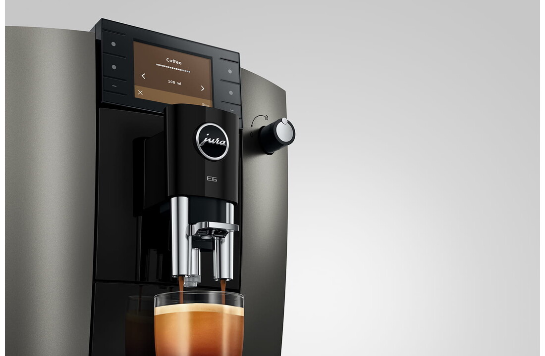 JURA E6 Dark Inox (ED) - Koffiemachine.