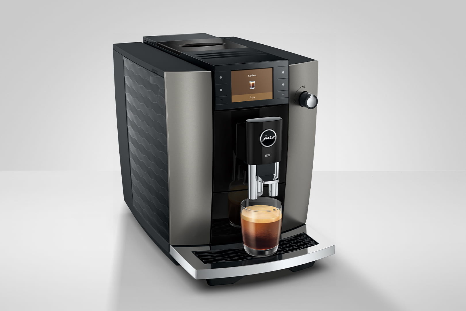JURA E6 Dark Inox (ED) - Koffiemachine.