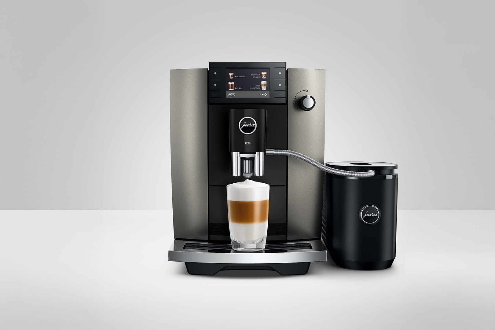 JURA E6 Dark Inox (ED) - Koffiemachine.