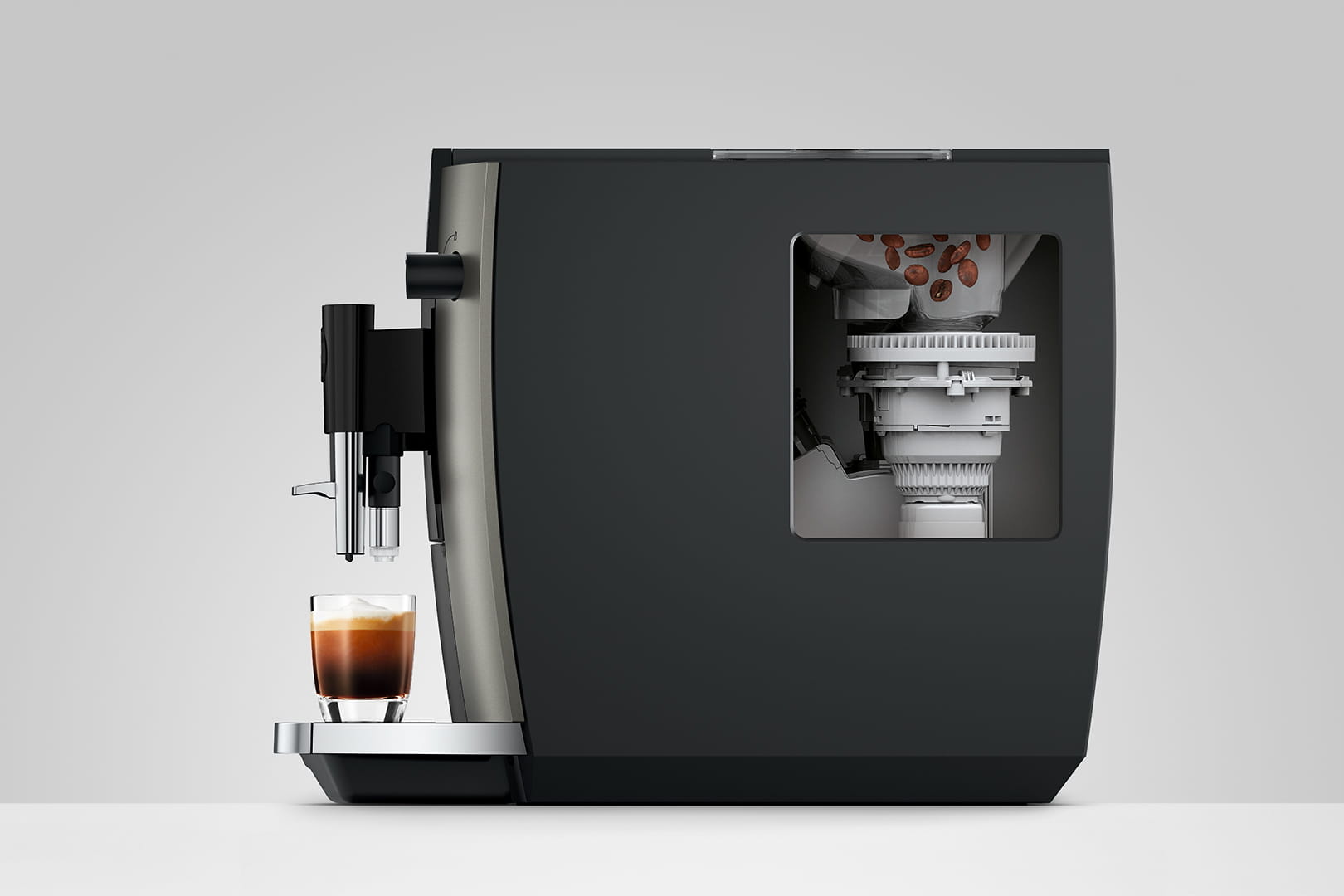 JURA E6 Dark Inox (ED) - Koffiemachine.