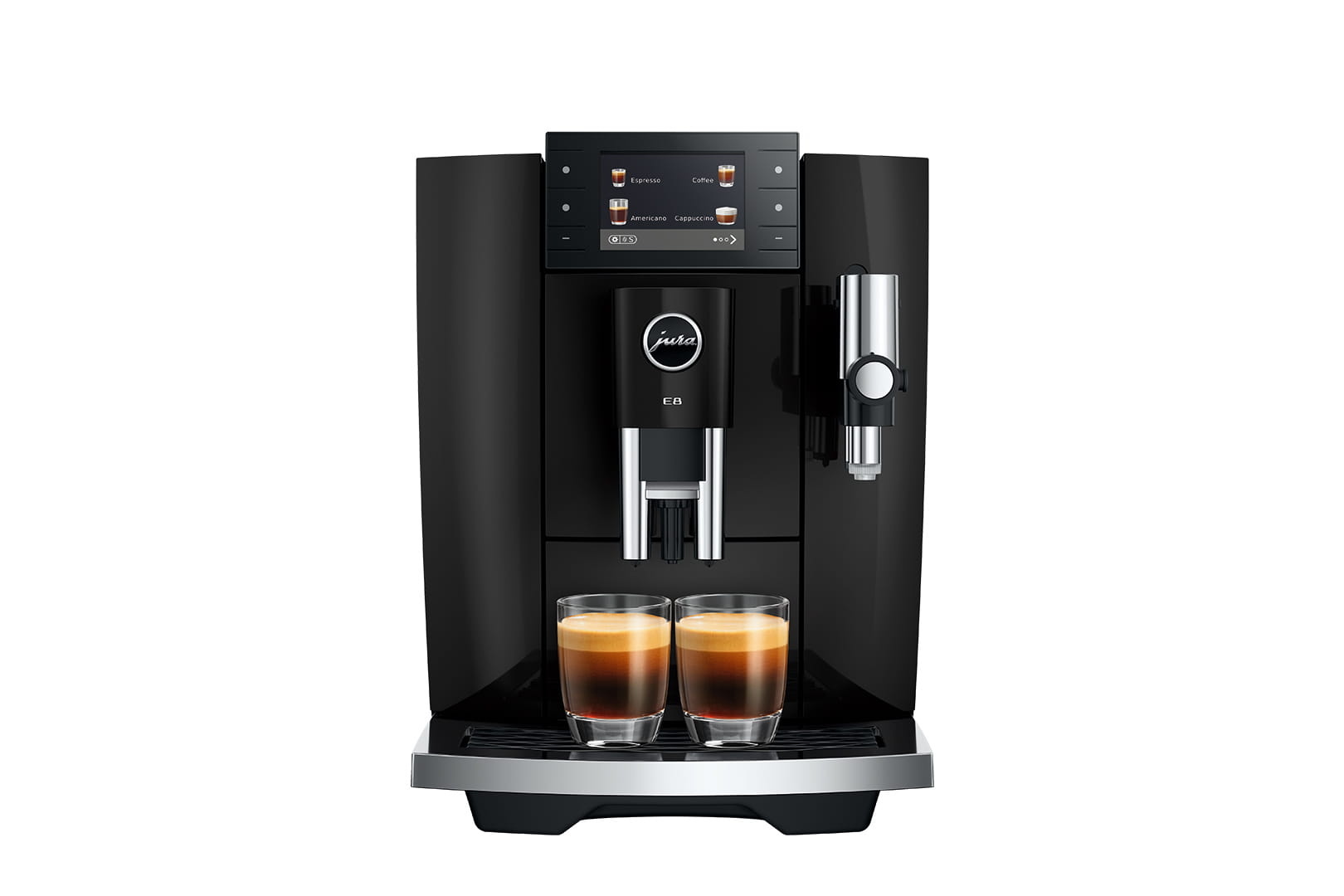 JURA E8 Piano Black (ED) - Koffiemachine.
