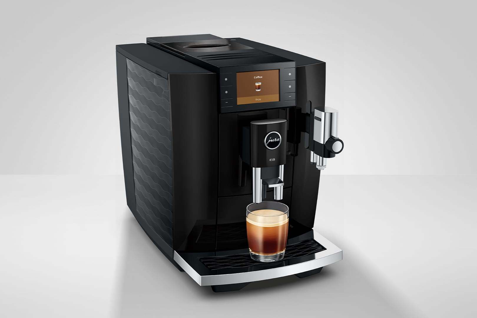 JURA E8 Piano Black (ED) - Koffiemachine.