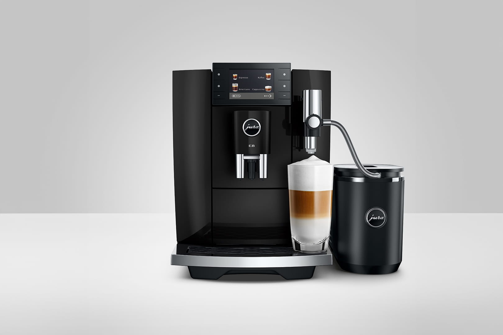 JURA E8 Piano Black (ED) - Koffiemachine.