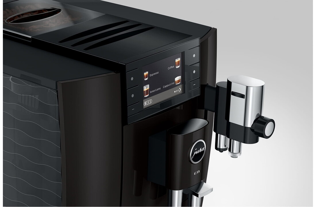 JURA E8 Piano Black (ED) - Koffiemachine.