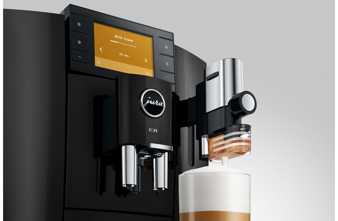 JURA E8 Piano Black (ED) - Koffiemachine.
