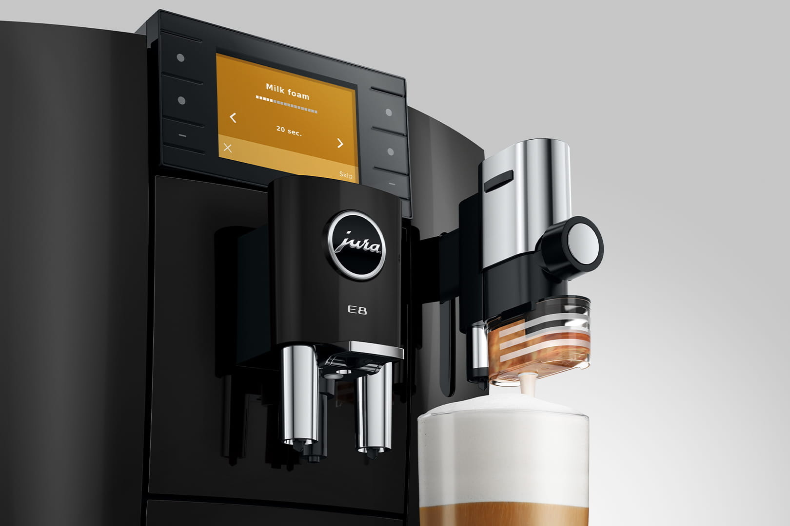 JURA E8 Piano Black (ED) - Koffiemachine.