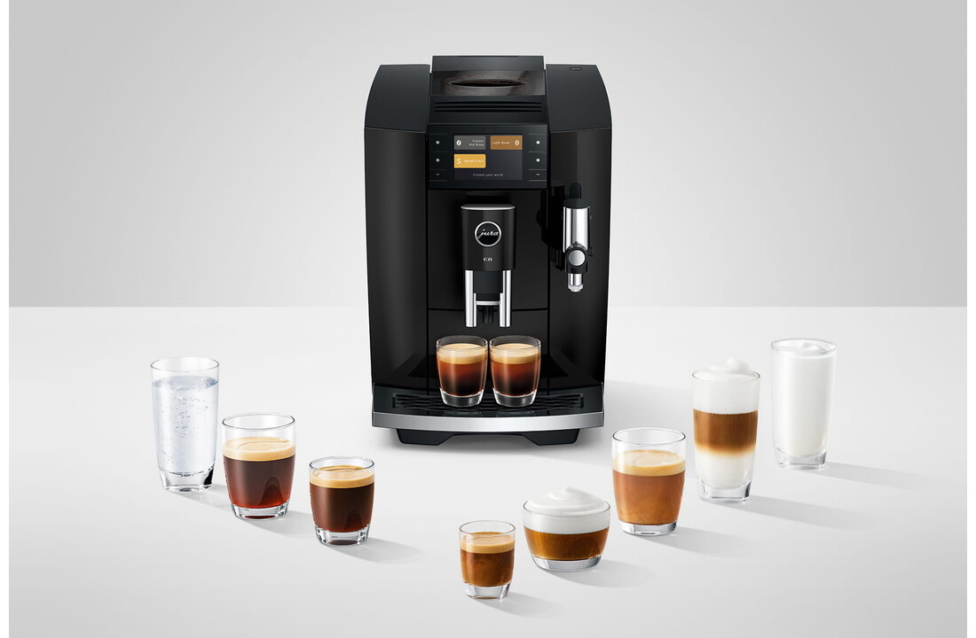 JURA E8 Piano Black (ED) - Koffiemachine.