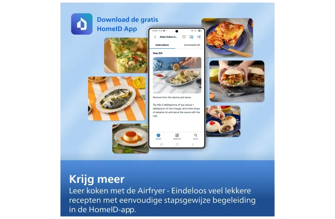 Philips Airfryer 5000 Series NA547/07 - Hetelucht friteuse.