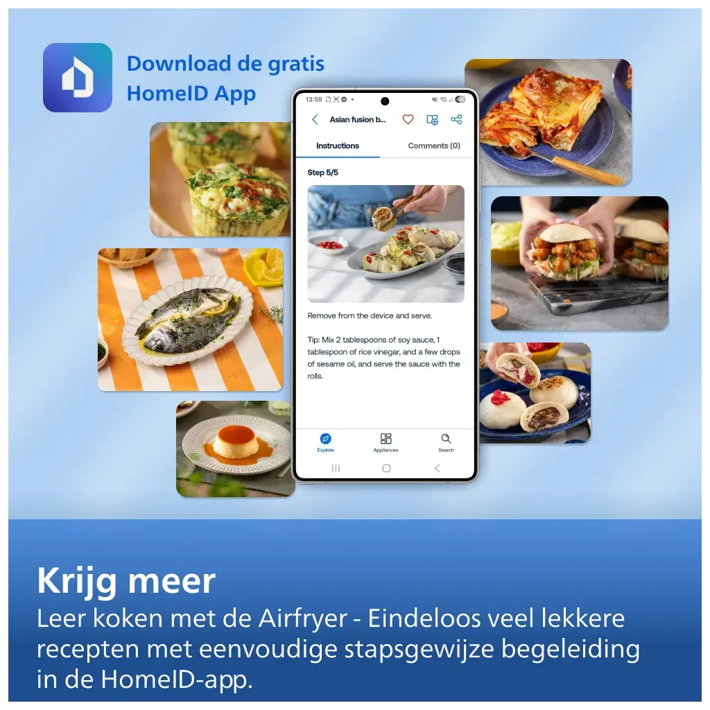 Philips Airfryer 5000 Series NA547/07 - Hetelucht friteuse.