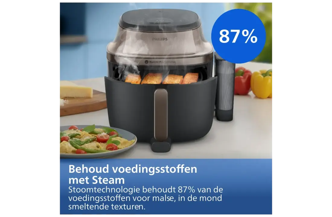 Philips Airfryer 5000 Series NA547/07 - Hetelucht friteuse.
