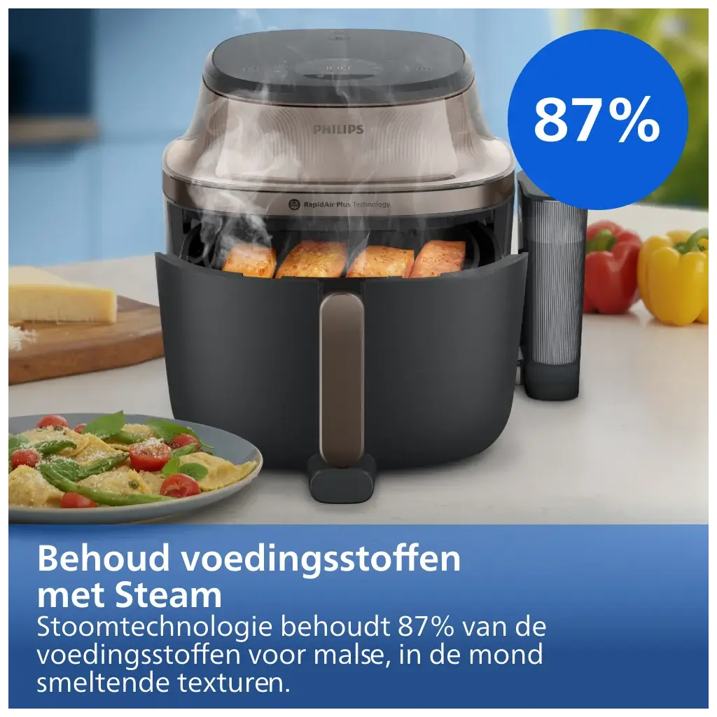 Philips Airfryer 5000 Series NA547/07 - Hetelucht friteuse.