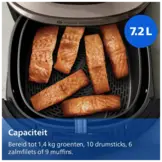 Philips Airfryer 5000 Series NA547/07 - Hetelucht friteuse.