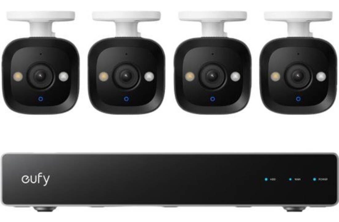 Eufy PoE NVR Security System E40 (NVR + 4x E40 Cam) - Beveiligingscamera