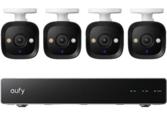 Eufy PoE NVR Security System E40 (NVR + 4x E40 Cam) - Beveiligingscamera