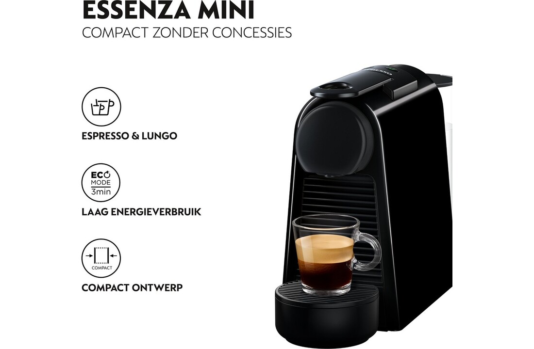 De'Longhi Nespresso Essenza Mini & Milk EN85.BAE - Koffiemachine