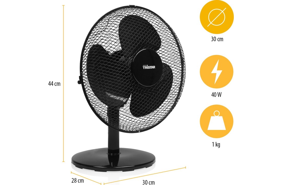 Tristar VE-5725 - Tafelventilator