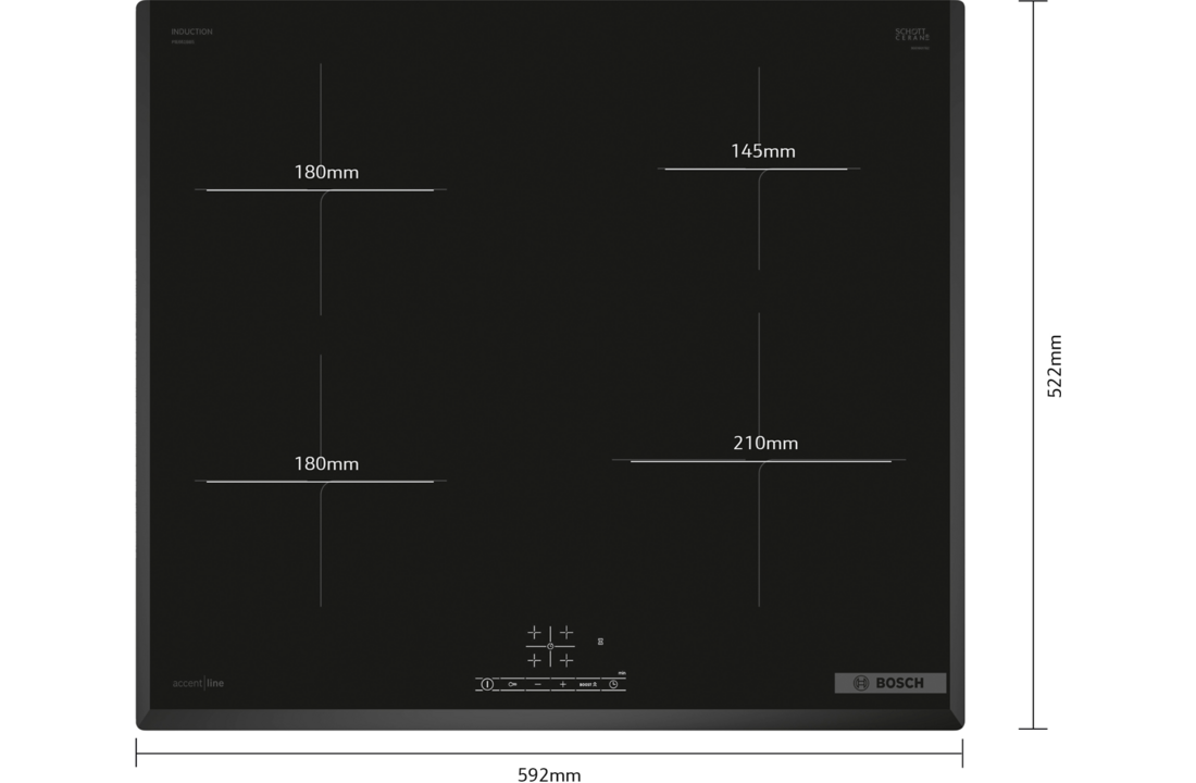 Bosch PIE631HC1M Serie 6 EXCLUSIV - Inductiekookplaat