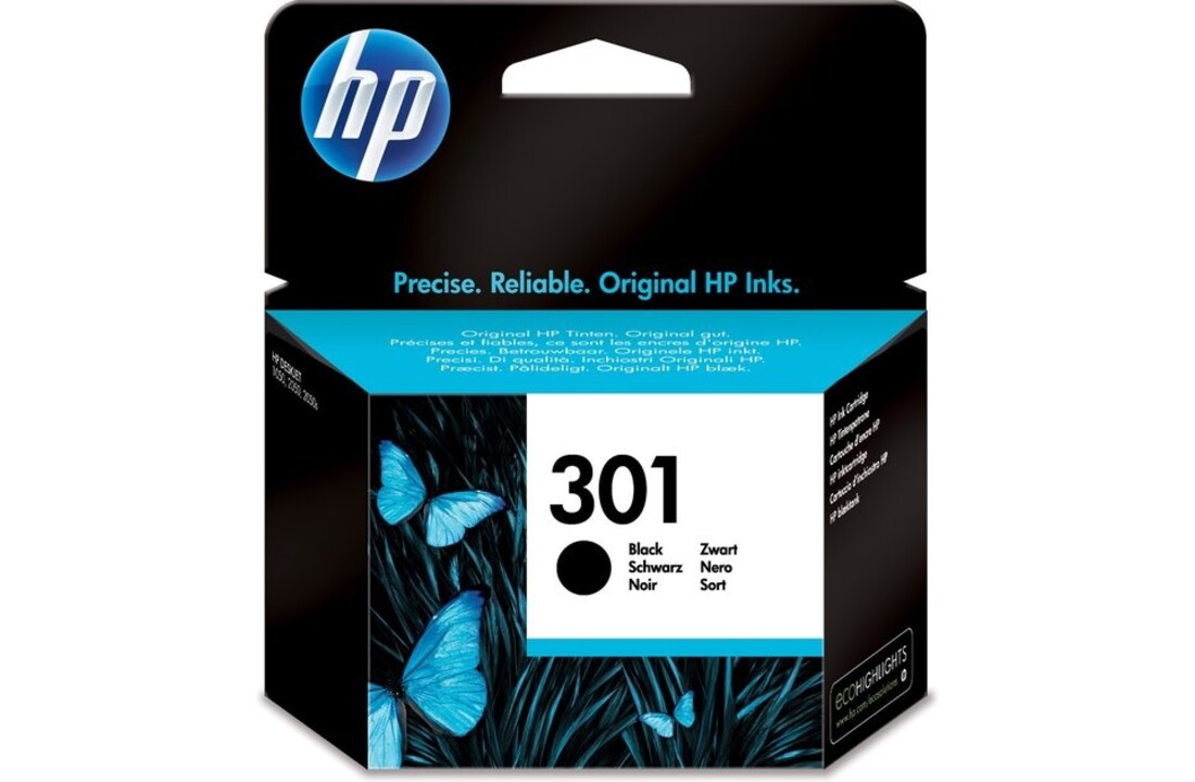 HP 301 Zwart (CH561EE) - Inktcartridge