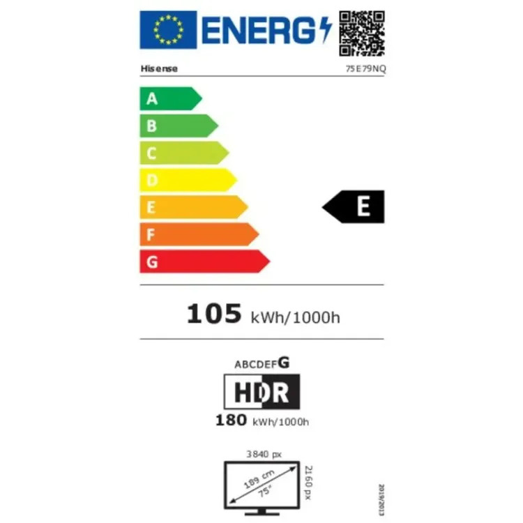 Hisense 75E79NQ - QLED TV