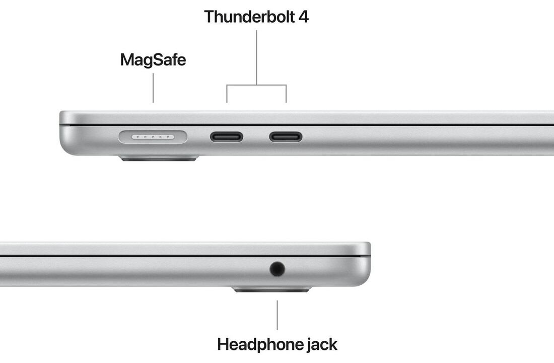 Apple MacBook Air 13 inch (2026) M5 16GB 512GB Silver - Laptop