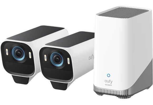 Eufy EufyCam S3 Pro 2-Cam Kit (2 camera's + Homebase 3) - Beveiligingscamera