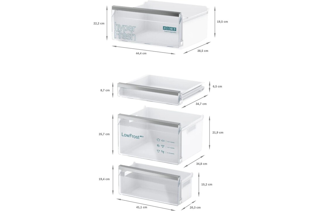 Siemens KI86VVSE0 - Inbouw koel-vriescombinatie