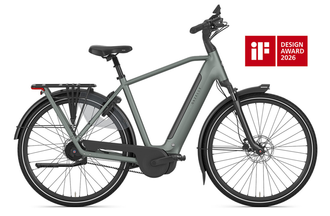 Gazelle Grenoble C5+ HMB First Edition S5 MY2027 Heren - Twilight Green