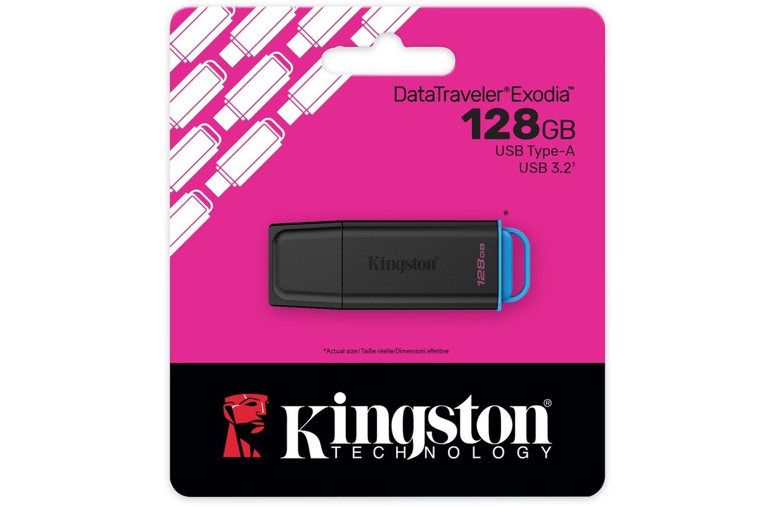 Kingston DataTraveler Exodia (DTXG2) 128GB Zwart - USB-stick