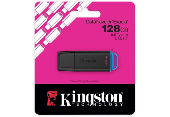 Kingston DataTraveler Exodia (DTXG2) 128GB Zwart - USB-stick
