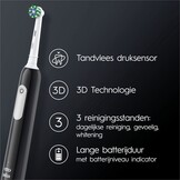 Oral-B PRO 1 Duo Edition Cross Action Roze/Zwart - Elektrische tandenborstel