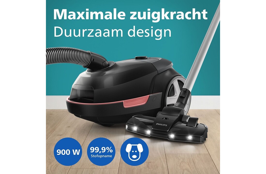 Philips 6000 Series XD6142/12 - Stofzuiger met zak
