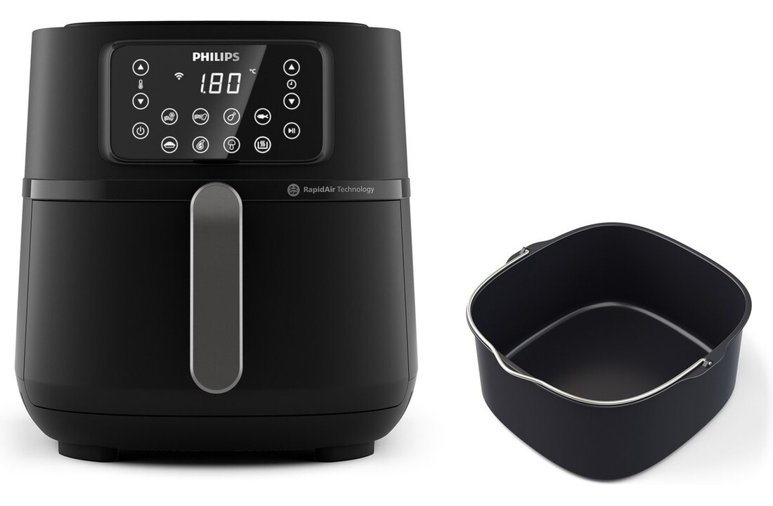 Philips Airfryer XXL Connected HD9285/93 + bakvorm - Airfryer